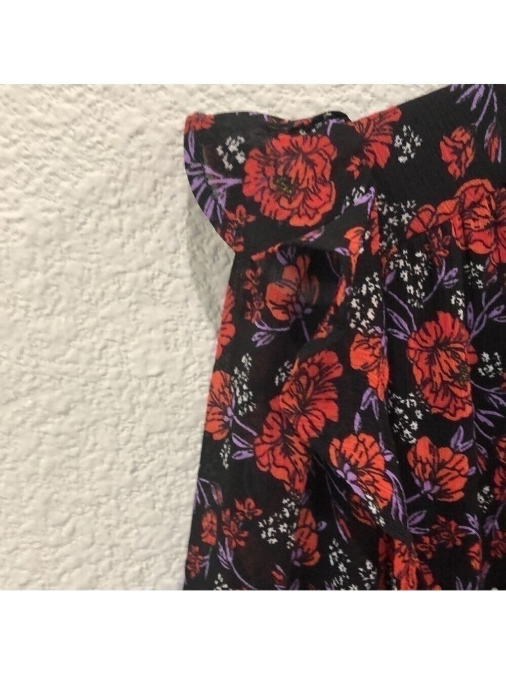 𝅺BANANA Republic Size S long sleeve dress.  Fall winter lined floral NWT - Picture 2 of 7